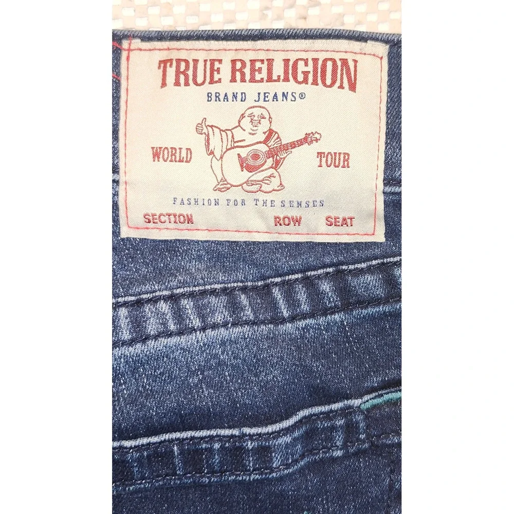 True Religion Rocco Relaxed Skinny Jeans Dark Wash Mens 28 49989-00